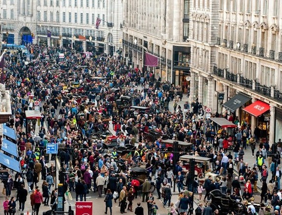 Veteran Cars on Display in Regent Street