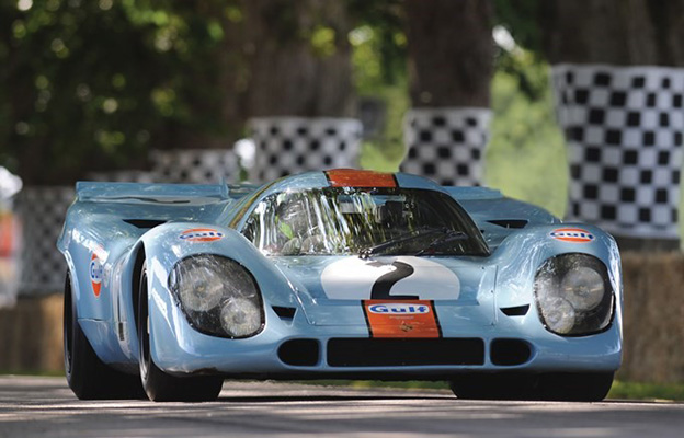 Porsche 917 Departs the Start Line Porsche 917 Departs the Start Line
